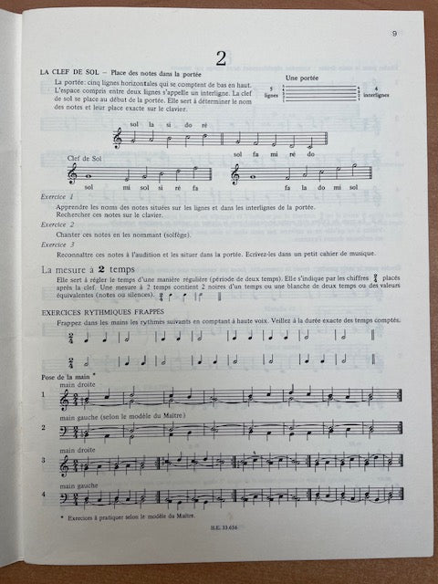 Paul Dourson Méthode moderne du jeune pianiste-3000 partitions, livres et vinyles d'occasion en vente sur notre site internet gastonmusicclub.fr Gaston Music Store