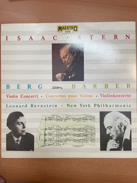 Vinyle Berg et Barber Violin concerto