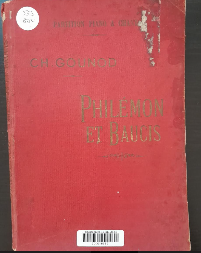 Charles Gounod Philémon et Baucis, opéra en 2 ou 3 actes réduction piano chant-3000 partitions, livres et vinyles d'occasion en vente sur notre site internet gastonmusicclub.fr Gaston Music Store