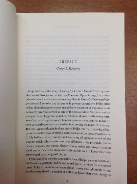 Livre de Philip Brett Music and sexuality in Britten - selected essays