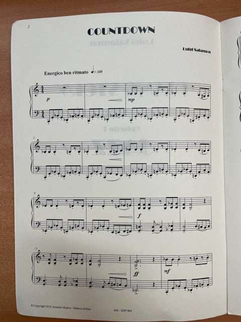Luigi Salamon Piano story épisode 1 - Jazz- 3000 partitions, livres et vinyles d'occasion en vente sur notre site internet gastonmusicclub.fr Gaston Music Store