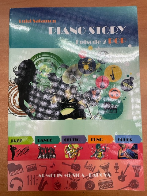 Luigi Salamon Piano story episode 2: Pop- 3000 partitions, livres et vinyles d'occasion en vente sur notre site internet gastonmusicclub.fr Gaston Music Store