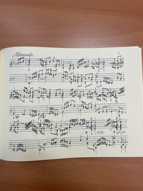 Jean-Henry d'Anglebert Pièces de Clavecin éditions 1689 premier tirage