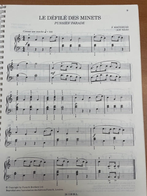 Béatrice Quoniam Poco forte - morceaux originaux choisis pour piano-3000 partitions, livres et vinyles d'occasion en vente sur notre site internet gastonmusicclub.fr Gaston Music Store