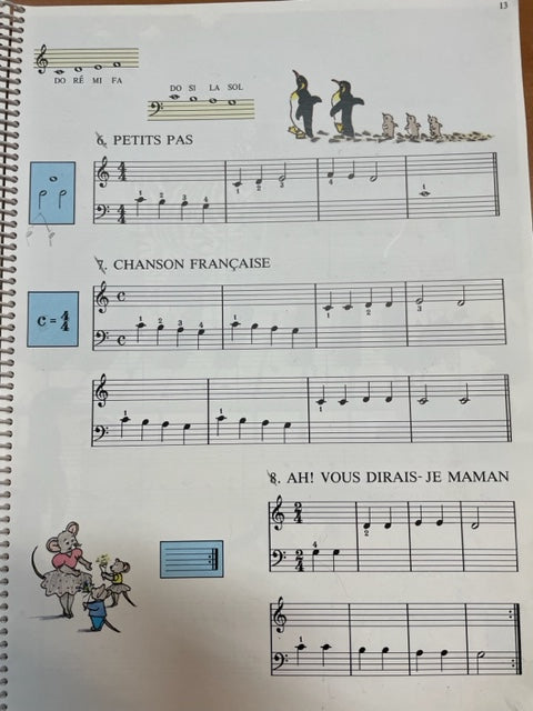Pouillard Méthode de piano débutants