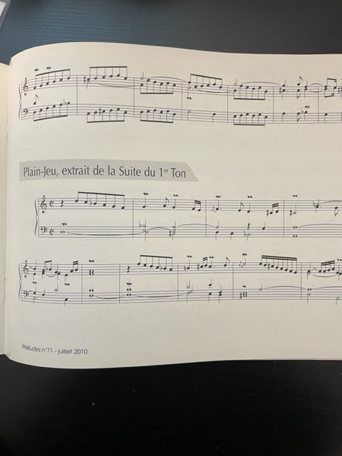 Préludes n° 71, le magazine de l'Anfol (Organistes Liturgiques) - Revue + partition d'orgue