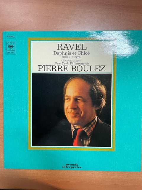 Vinyle Maurice Ravel Daphnis et Chloé, Ballet intégral direction Pierre Boulez- 3000 partitions, livres et vinyles d'occasion en vente sur notre site internet gastonmusicclub.fr Gaston Music Store