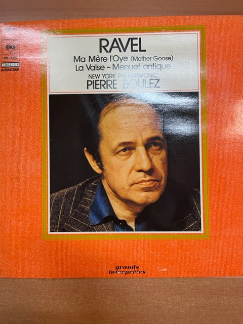 Vinyle Maurice Ravel Ma mère l'Oye - La Valse - Menuet antique direction Pierre Boulez- 3000 partitions, livres et vinyles d'occasion en vente sur notre site internet