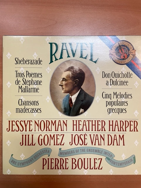 Vinyle Ravel Jessye Norman - Heather Harper et José Van Dam direction Pierre Boulez