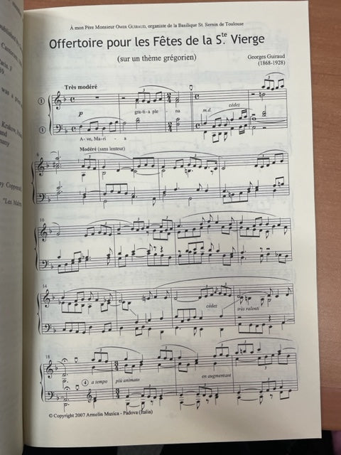 Recueil d'oeuvres oubliées pour orgue ou harmonium volume 5 : Thèmes grégoriens