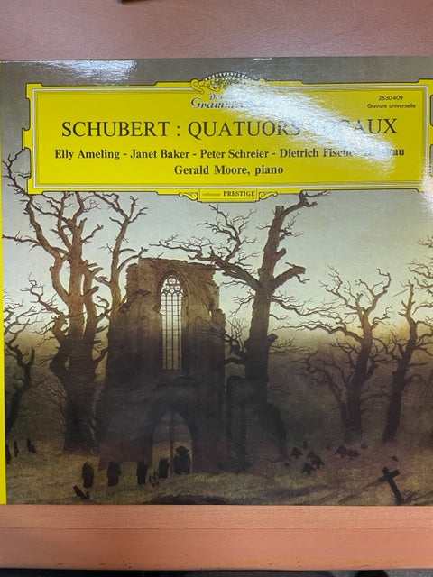 Vinyle Franz Schubert Quatuors vocaux Gerald Moore au piano