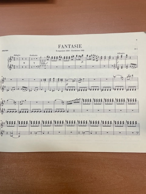Franz Schubert Werke für Klavier zu 4 Händen band 1