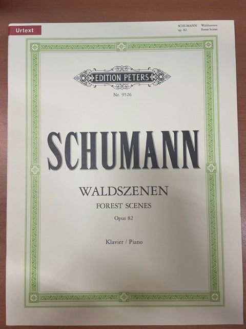 Robert Schumann Waldszenen forest scenes opus 82 pour piano- 3000 partitions, livres et vinyles d'occasion en vente sur notre site internet gastonmusicclub.fr Gaston Music Store