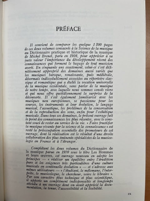 Marc Honegger Science de la musique en 2 volumes-3000 partitions, livres et vinyles d'occasion en vente sur notre site internet gastonmusicclub.fr Gaston Music Store
