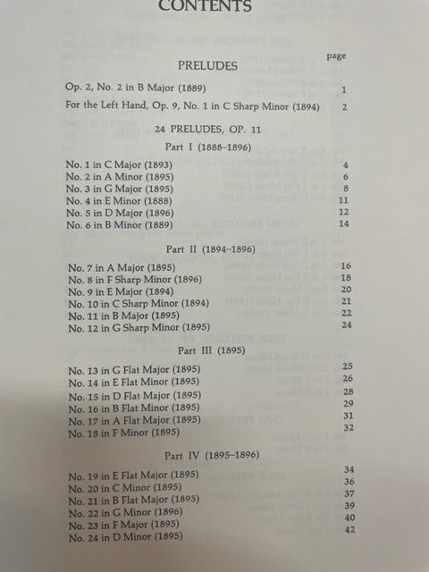 Alexander Scriabine The complete Preludes and Etudes for pianoforte solo - 3000 partitions, livres et vinyles d'occasion en vente sur notre site internet gastonmusicclub.fr Gaston Music Store