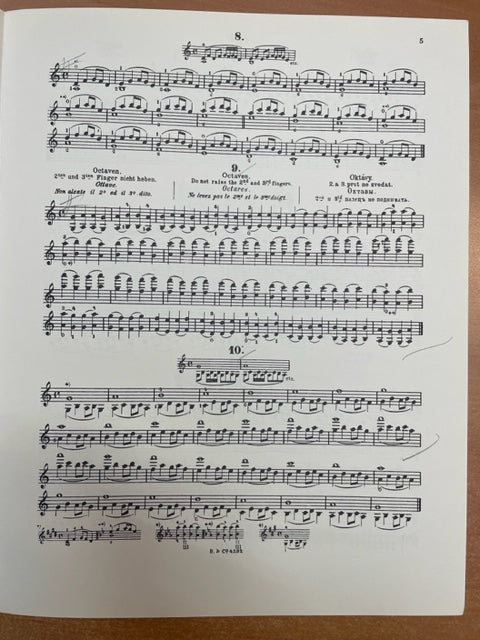 Otakar Sevčik Violin studies opus 9 - études préparatoires de doubles notes- 3000 partitions, livres et vinyles d'occasion en vente sur notre site internet gastonmusicclub.fr Gaston Music Store