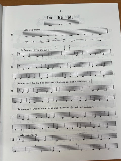 Raoul Carpentier Solfège récréatif édition en clé de sol 1er volume-3000 partitions, livres et vinyles d'occasion en vente sur notre site internet gastonmusicclub.fr Gaston Music Store