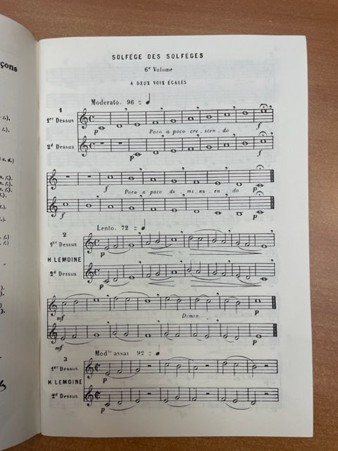Albert Lavignac Solfège des solfèges 6A-3000 partitions, livres et vinyles d'occasion en vente sur notre site internet gastonmusicclub.fr Gaston Music Store