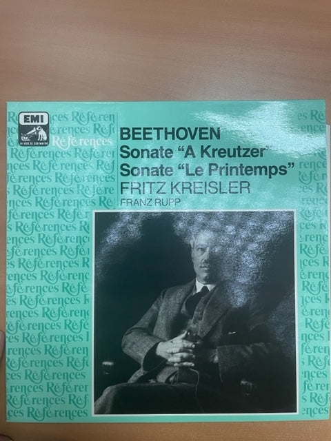 Vinyle Beethoven Fritz Kreisler au violon Sonates opus 47 et opus 24