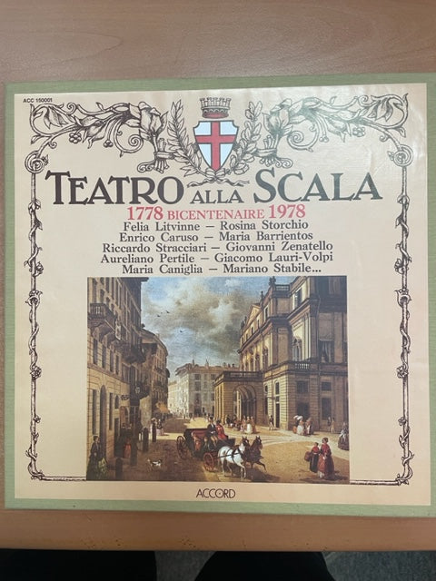 Coffret Vinyle Teatro alla Scala 1778 Bicentenaire 1978- 3000 partitions, livres et vinyles d'occasion en vente sur notre site internet gastonmusicclub.fr Gaston Music Store