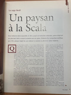 Télérama Hors série Viva Verdi-3000 partitions, livres et vinyles d'occasion en vente sur notre site internet gastonmusicclub.fr Gaston Music Store