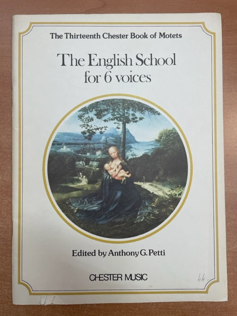 The 13th Chester book of Motets : The English School for 6 voices- 3000 partitions, livres et vinyles d'occasion en vente sur notre site internet gastonmusicclub.fr Gaston Music Store