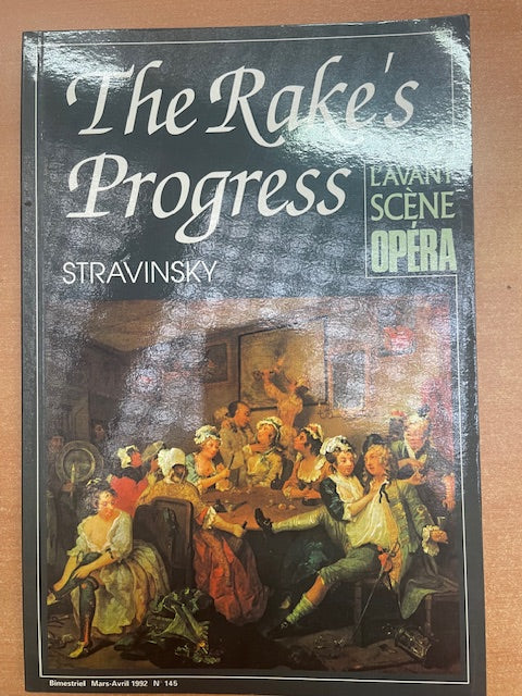 Stravinsky The rake's progress Revue Avant-scène opéra n°145-3000 partitions, livres et vinyles d'occasion en vente sur notre site internet gastonmusicclub.fr Gaston Music Store
