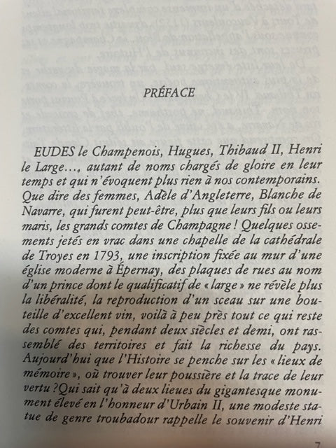 Thibaud le chansonnier, comte de Champagne livre de Claude Taittinger