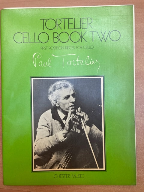 Paul Tortellier Cello Book Two first position for cello partition pour violoncelle et piano