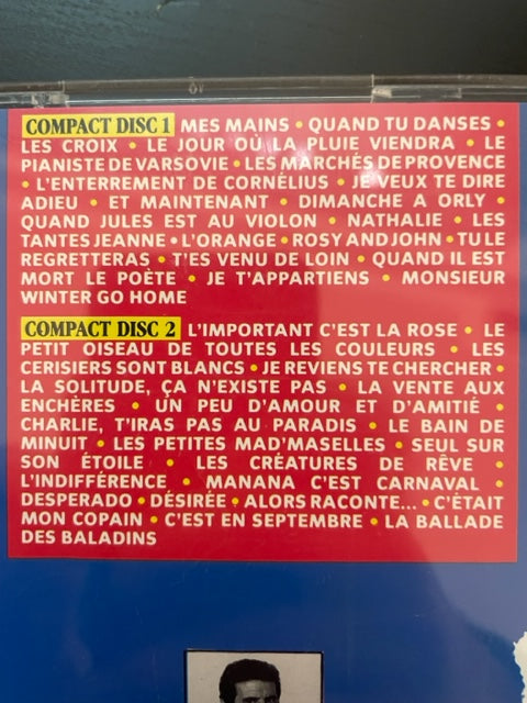 Coffret 2 CD Gilbert Bécaud Toute la vie en Bécaud (2 CD)-3000 partitions, livres et vinyles d'occasion en vente sur notre site internet gastonmusicclub.fr Gaston Music Store
