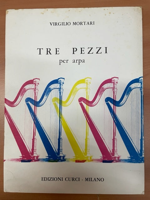 Virgilio Mortari Tre pezzi per arpa partition pour harpe -3000 partitions, livres et vinyles d'occasion en vente sur notre site internet gastonmusicclub.fr Gaston Music Store