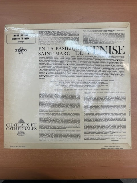 Vinyle Maurice André En la Basilique Saint-Marc de Venise