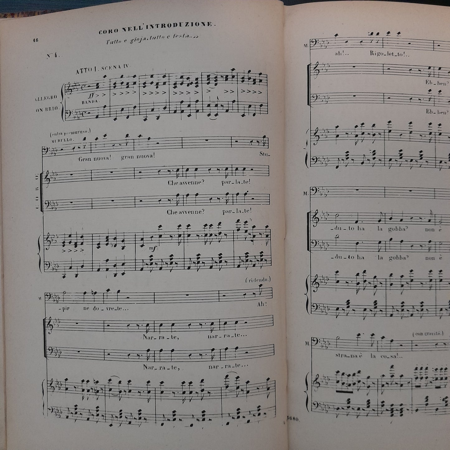 Giuseppe Verdi Rigoletto, paroles en italien réduction piano voix-3000 partitions, livres et vinyles d'occasion en vente sur notre site internet gastonmusicclub.fr Gaston Music Store