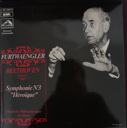 Vinyle 33 tours Beethoven Wilhelm Furtwaengler Symphonie n° 3 en mi bé majeur op.55 " Héroïque"