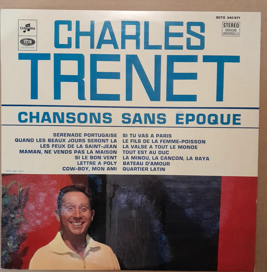 Vinyle 33 tours Charles Trenet Chansons sans époque