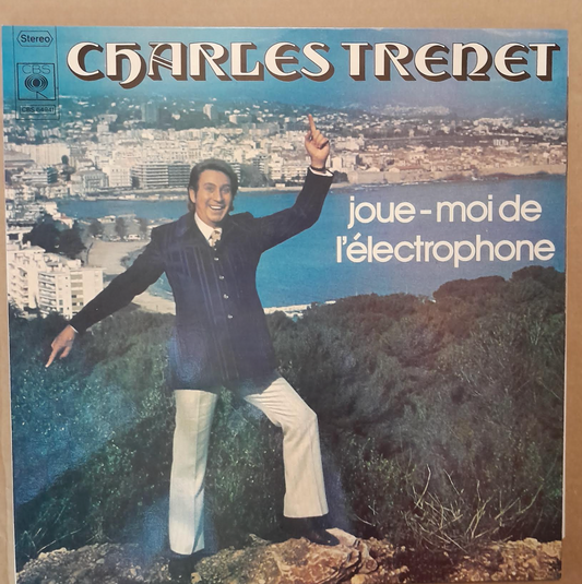 Vinyle 33 tours Charles Trenet Joue-moi de l'électrophone