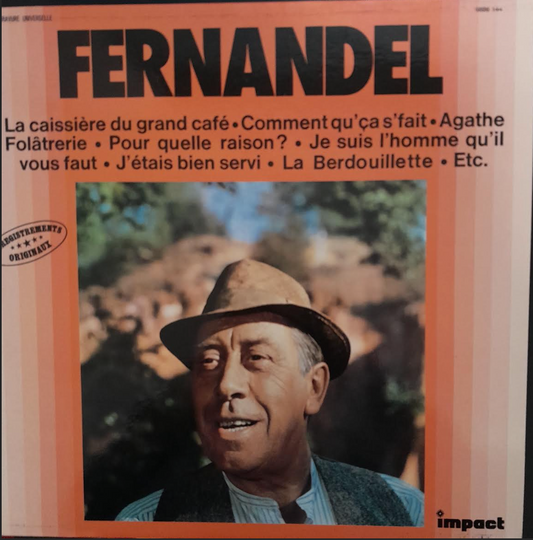 Vinyle 33 tours Fernandel chante