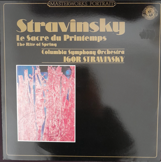 Vinyle 33 tours Igor Stavinsky Le Sacre du printemps Direction Igor Stravinsky