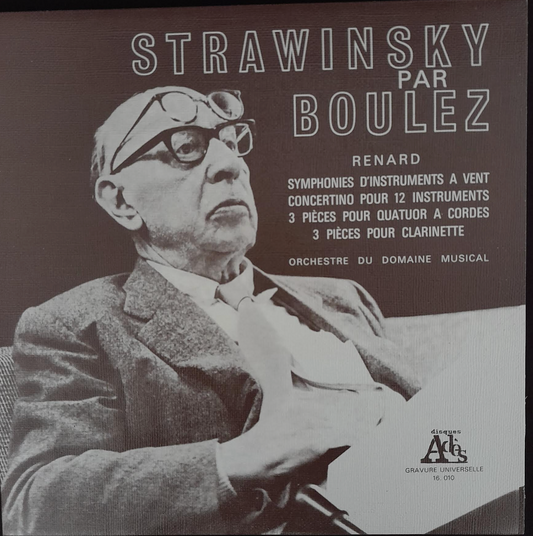 Vinyle 33 tours Igor Stavinsky direction Pierre Boulez
