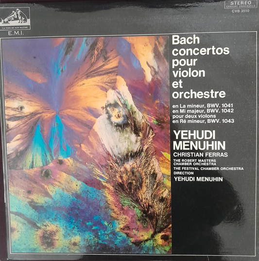 Vinyle 33 tours J-S Bach Y. Menuhin et Christian Ferras, violon