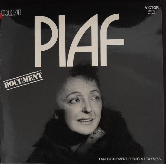 Vinyle 33 tours Piaf document - Enregistrement public à l'Olympia