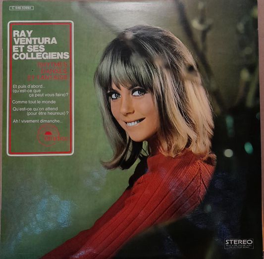 Vinyle 33 tours Ray Ventura et ses collégiens Rythmes, danses et fantaisie