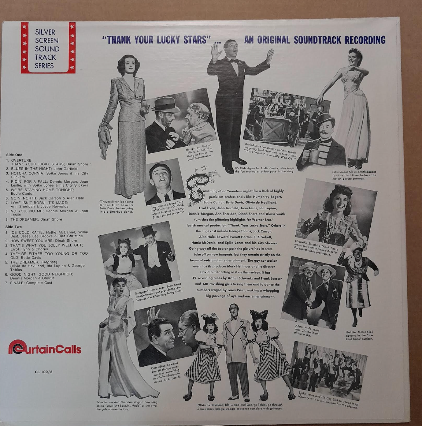 Vinyle 33 tours "Thank your lucky stars" an original soundtrack recording