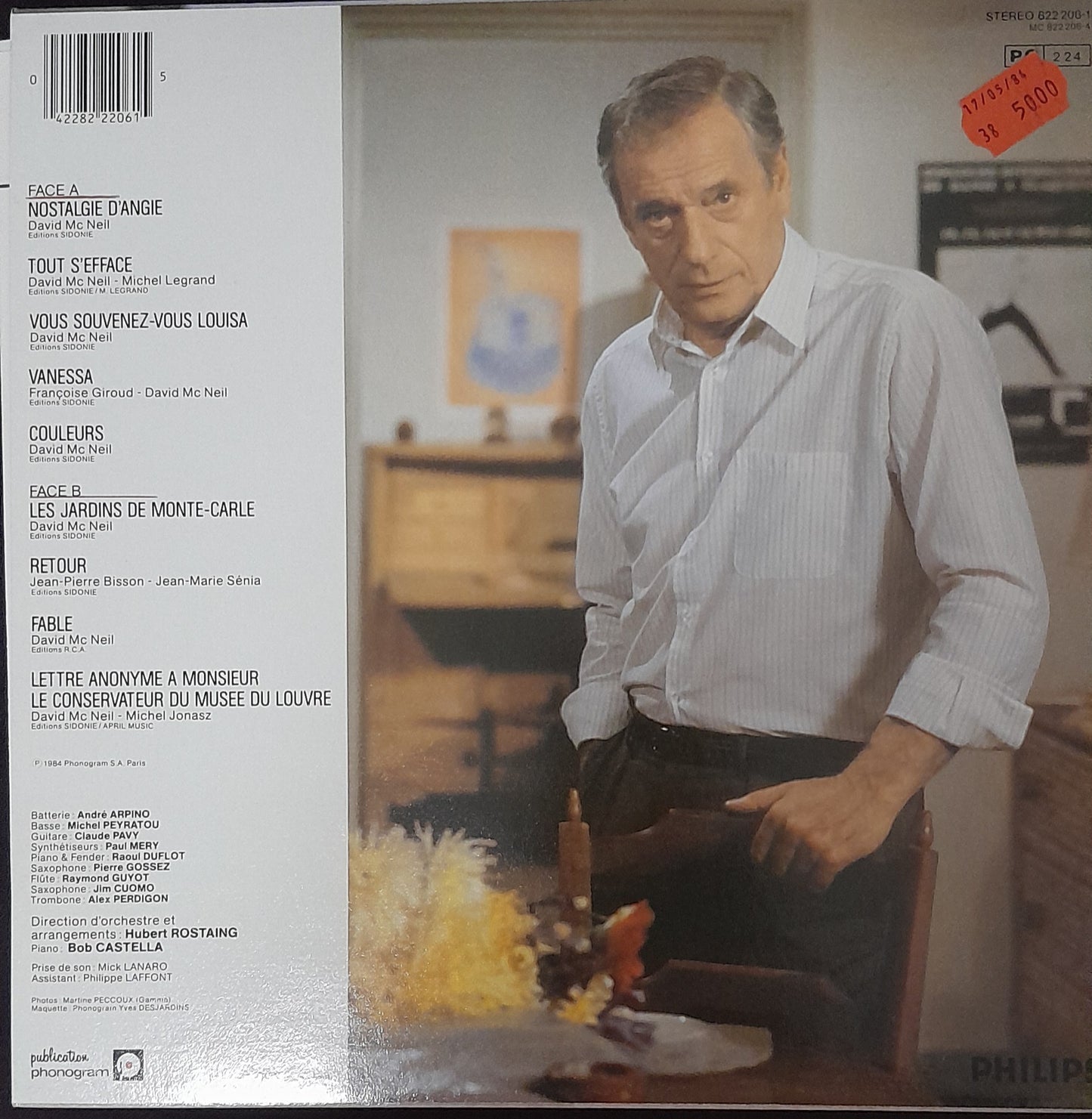 Vinyle 33 tours Yves Montand chante David Mc Neil (et M.Legrand - M.Jonacz, JP. Bisson)