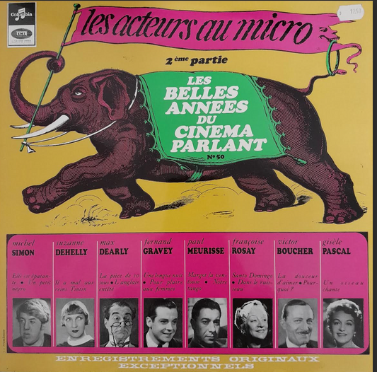 Vinyle Les acteurs au micro 2e partie: Les belles années du cinéma parlant n° 50