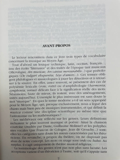 Gérard Le Vot Vocabulaire de la musique médiévale-3000 partitions, livres et vinyles d'occasion en vente sur notre site internet gastonmusicclub.fr Gaston Music Store