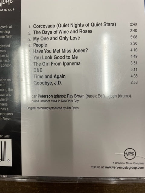 CD Oscar Peterson Trio We get requests