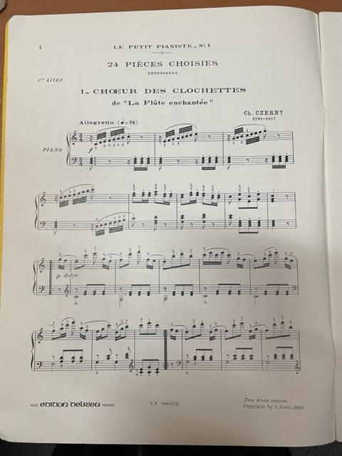 Philipp I. 24 pièces choisies, livre 1 partition piano