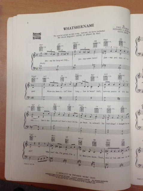 Peter Paul et Mary Songbook Album 1700 pour voix et guitare