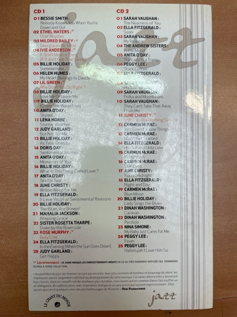 Anthologie du jazz vocal: Les divas Livret + 2CD